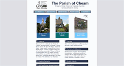 Desktop Screenshot of cheamparish.org.uk